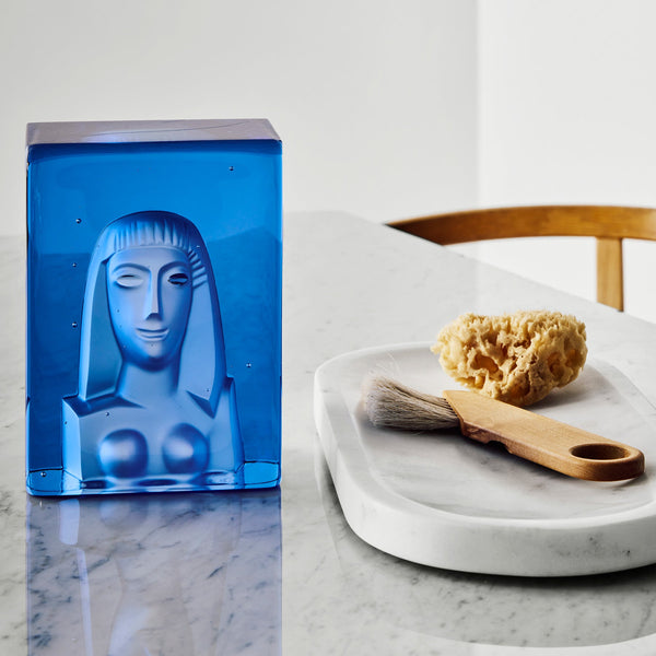 Load image into Gallery viewer, Kosta Boda Azur She Blue - Glass Art Sculpture
