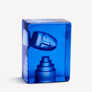 Kosta Boda Azur Dream Blue - Glass Art Sculpture