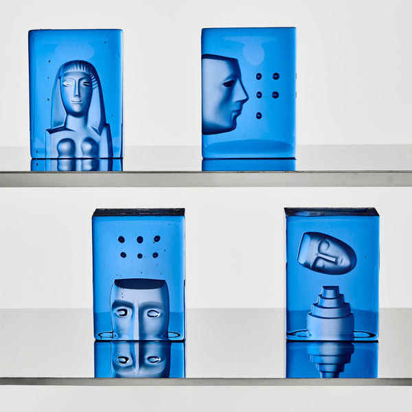 Load image into Gallery viewer, Kosta Boda Azur Dream Blue - Glass Art Sculpture
