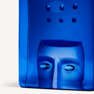 Kosta Boda Azur Think Blue - Glass Art Sculpture