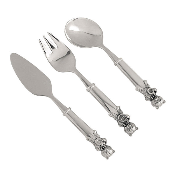 Load image into Gallery viewer, Royal Selangor Teddy Bears' Picnic Cutlery Set
