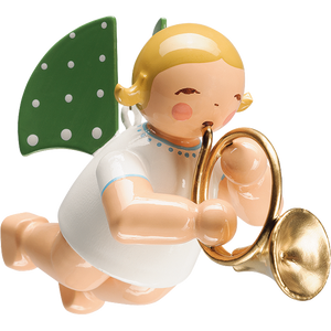 Wendt & Kuhn Angel with French Horn, Suspended Figurine