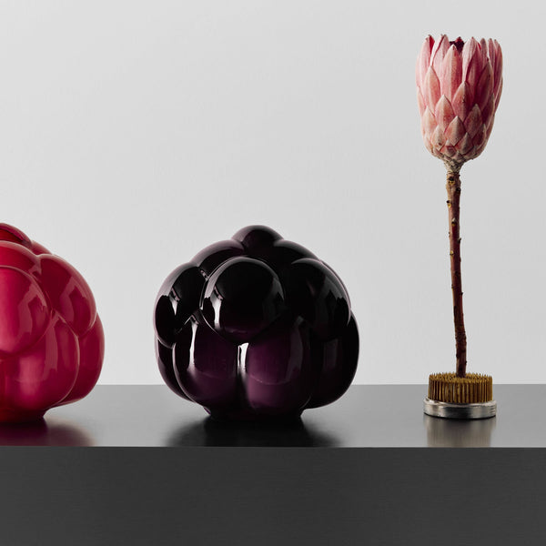 Load image into Gallery viewer, Kosta Boda Berry Tales Plum - Glass Art Sculpture
