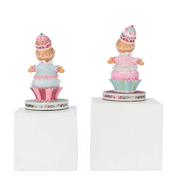 Load image into Gallery viewer, Katherine&#39;s Collection Sweet Delights Gingerbread Stocking Holder Assortment of 2
