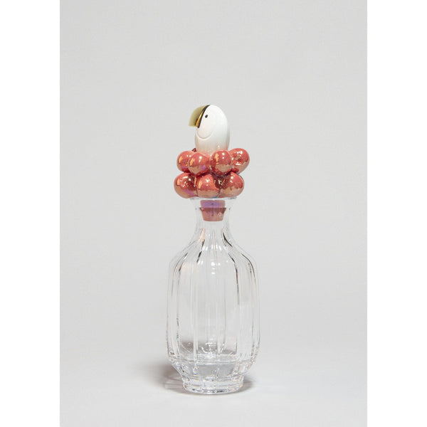 Load image into Gallery viewer, Lladro Toucan Glass Bottle - Golden Luster
