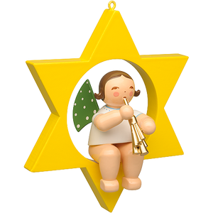 Wendt & Kuhn Angel with Shawm, in Star Figurine
