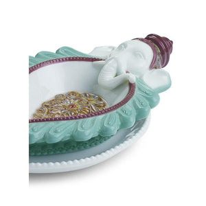 Lladro Ganesha Diya Figurine