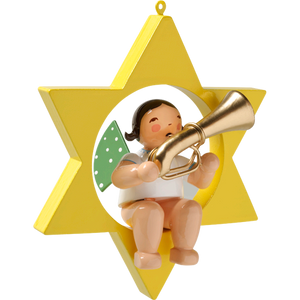 Wendt & Kuhn Angel with Tuba, in Star Figurine