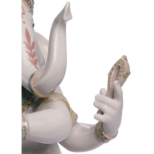 Lladro Dancing Ganesha Figurine