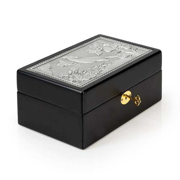 Load image into Gallery viewer, Royal Selangor Merian Black Jewellery Box
