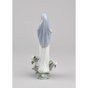 Lladro Madonna of The Flowers Figurine