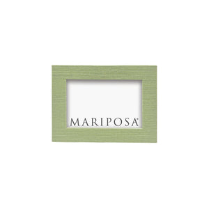 Mariposa Palma Faux Grasscloth 4x6 Frame