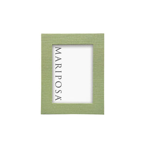 Mariposa Palma Faux Grasscloth 5x7 Frame