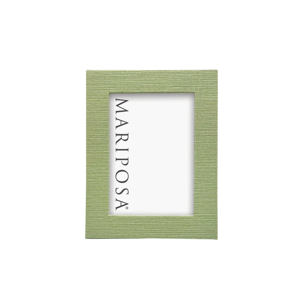 Load image into Gallery viewer, Mariposa Palma Faux Grasscloth 5x7 Frame
