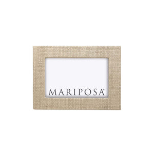 Mariposa Coconut Grove Faux Grasscloth 4x6 Frame