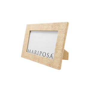 Mariposa Coconut Grove Faux Grasscloth 4x6 Frame