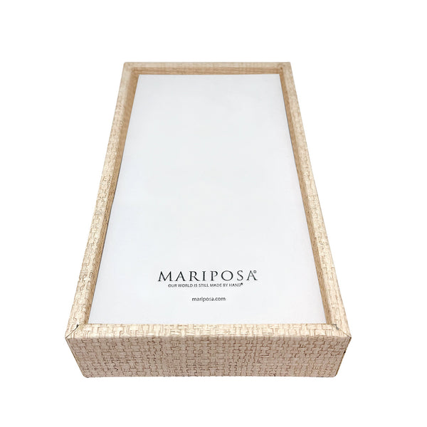 Load image into Gallery viewer, Mariposa Coconut Grove Guest Towel Napkin Box With Insert
