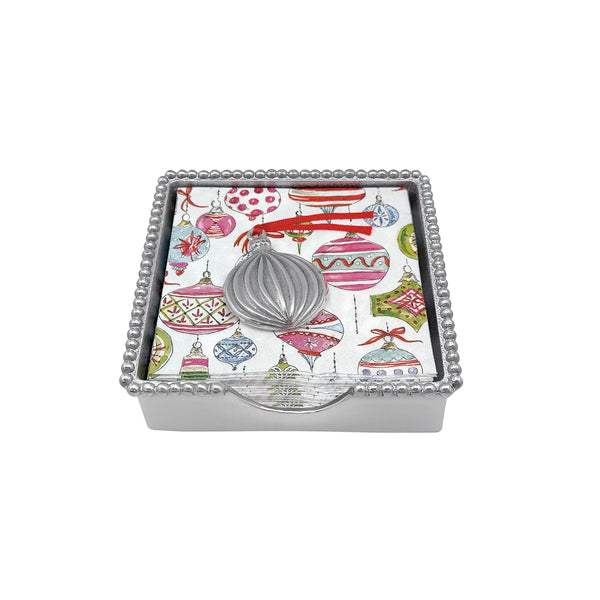 Load image into Gallery viewer, Mariposa Ornament (9215) Beaded Napkin Box Set
