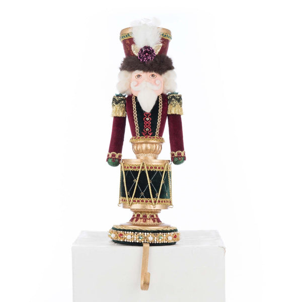 Load image into Gallery viewer, Katherine&#39;s Collection Winter Balsam Nutcracker Stocking Holder
