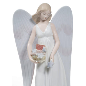 Lladro Angelic Stars Tree Topper Christmas Ornament