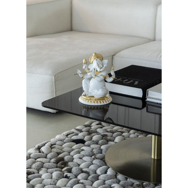 Load image into Gallery viewer, Lladro Bansuri Ganesha Figurine - Golden Lustre
