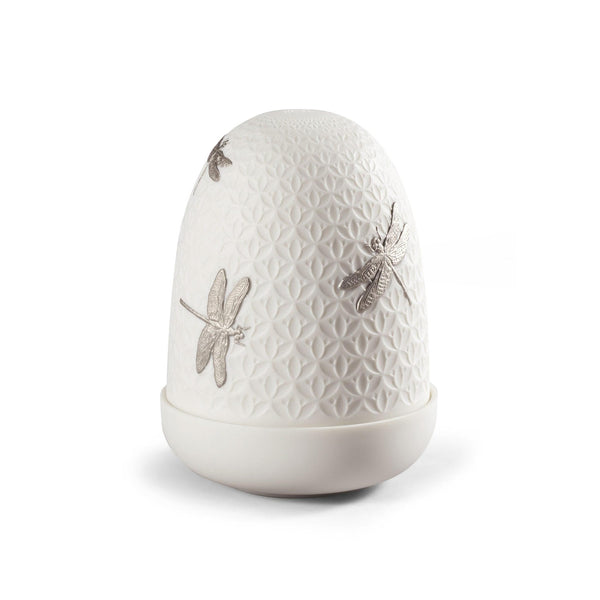 Load image into Gallery viewer, Lladro Dragonflies Dome Table Lamp

