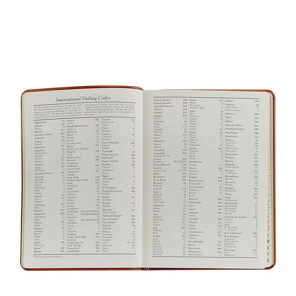 Load image into Gallery viewer, Graphic Image 7&quot; Desk Leather Address Book - Black
