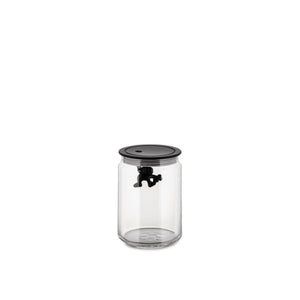 Alessi Gianni - Kitchen Box Jar Black / Cl 140 || 1 Qt 16  Oz