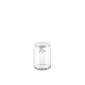 Alessi Gianni a little man holding on tight Kitchen Box White / Cl 140 || 1 Qt 16  Oz