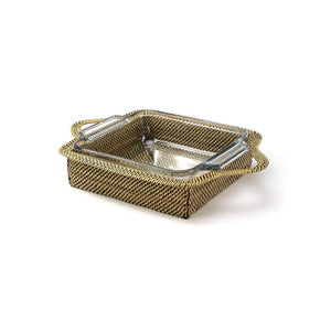 Calaisio Square Baker Basket with Anchor, 1QT