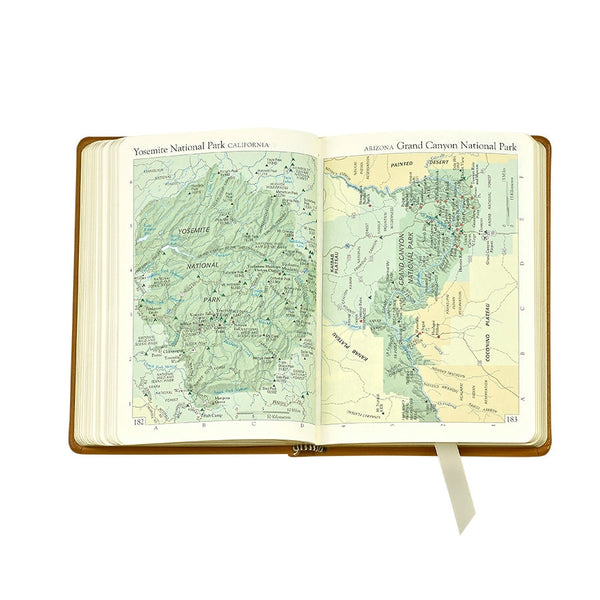 Load image into Gallery viewer, Graphic Image The Traveler&#39;s Atlas - Leather Book - Green
