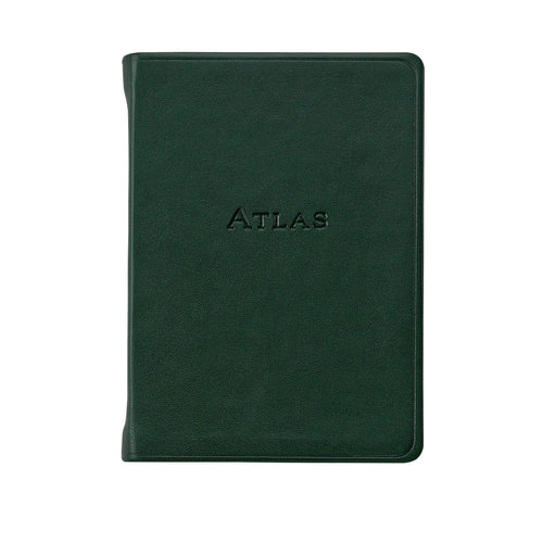 Graphic Image The Traveler's Atlas - Leather Book - Green