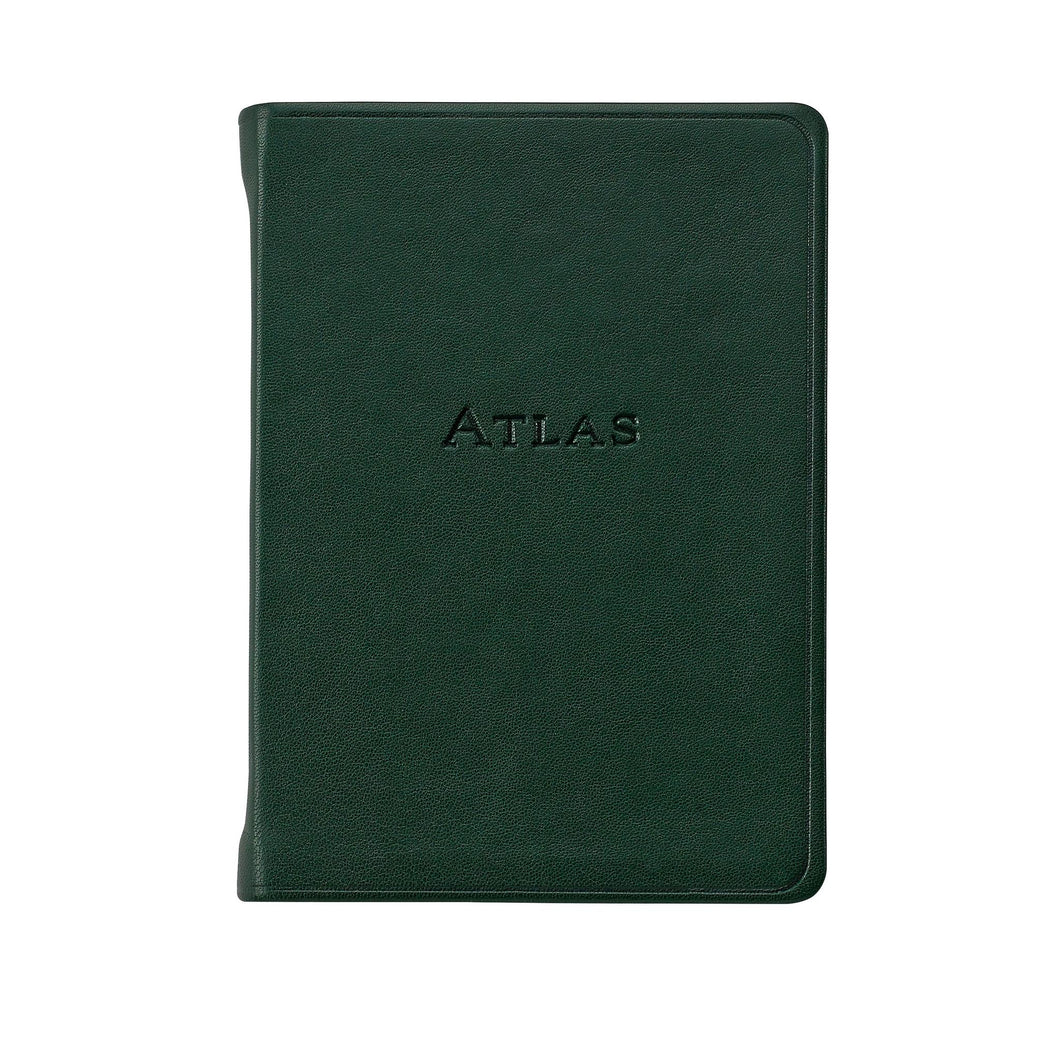 Graphic Image The Traveler's Atlas - Leather Book - Green