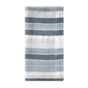 Bodrum Linens Aegean Stripe Napkin - Linen Napkins - Set of 4