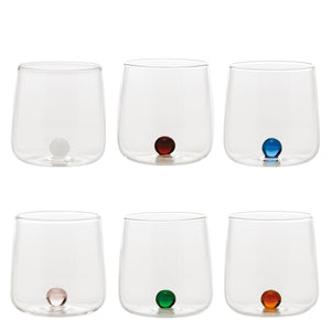 Zafferano Bilia Tumbler - Six Color Assortment