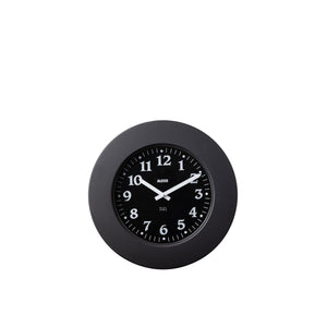 Alessi Momento Wall Clock Black
