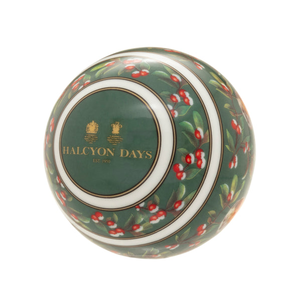 Load image into Gallery viewer, Halcyon Days Woodland Wildlife - Robin - 3&quot; - Bauble Christmas Ornament
