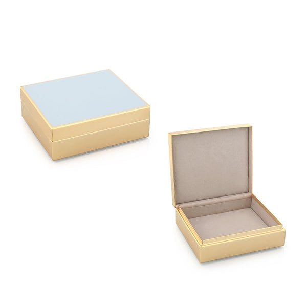 Load image into Gallery viewer, Addison Ross Powder Blue Enamel &amp; Gold Box
