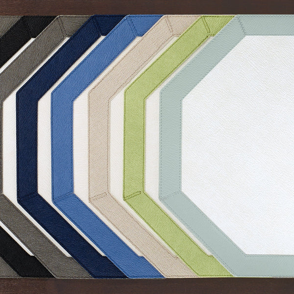 Load image into Gallery viewer, Bodrum Linens Bordino - Easy Care Placemats - Set of 4
