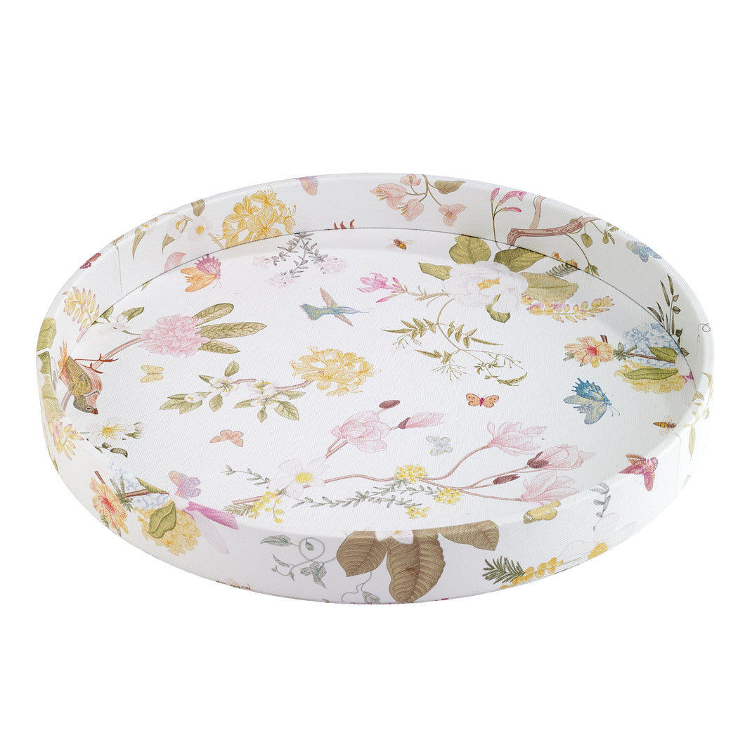 Bodrum Linens Botanica Round Tray