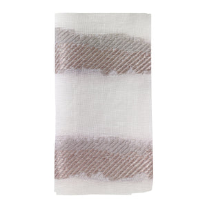 Bodrum Linens Brushstroke - Linen Napkins - Set of 4