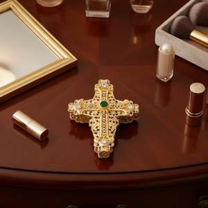 Olivia Riegel Gold Cross Box