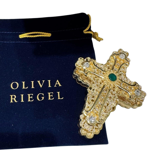 Load image into Gallery viewer, Olivia Riegel Gold Cross Box
