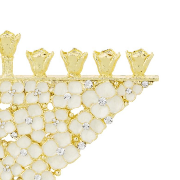 Load image into Gallery viewer, Olivia Riegel Dogwood Menorah
