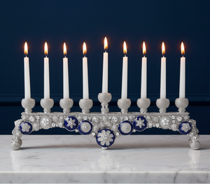 Olivia Riegel Blue & White Charisma Menorah