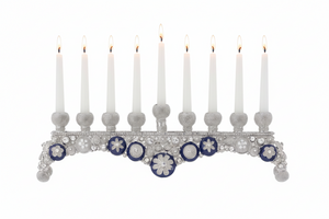 Olivia Riegel Blue & White Charisma Menorah