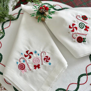 Bodrum Linens Candyland - Linen Napkins - Set of 4