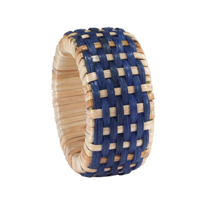 Bodrum Linens Cane Napkin Ring - Napkin Rings - Set of 4