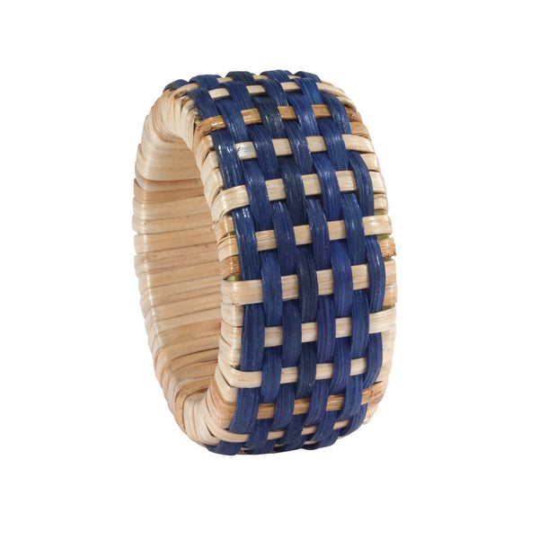 Load image into Gallery viewer, Bodrum Linens Cane Napkin Ring - Napkin Rings - Set of 4
