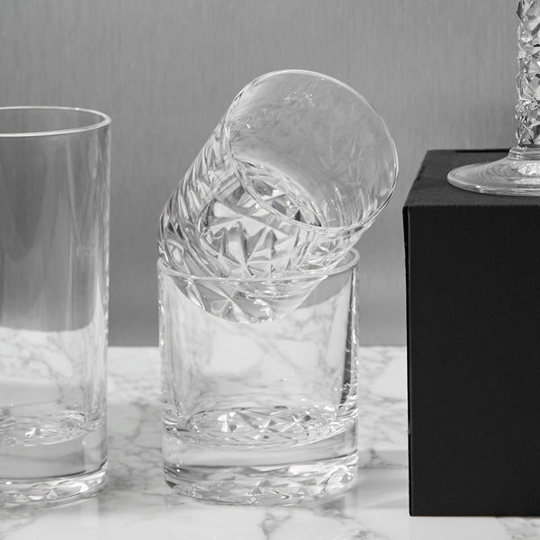 Load image into Gallery viewer, Orrefors Carat Double Old Fashioned - Set of 4
